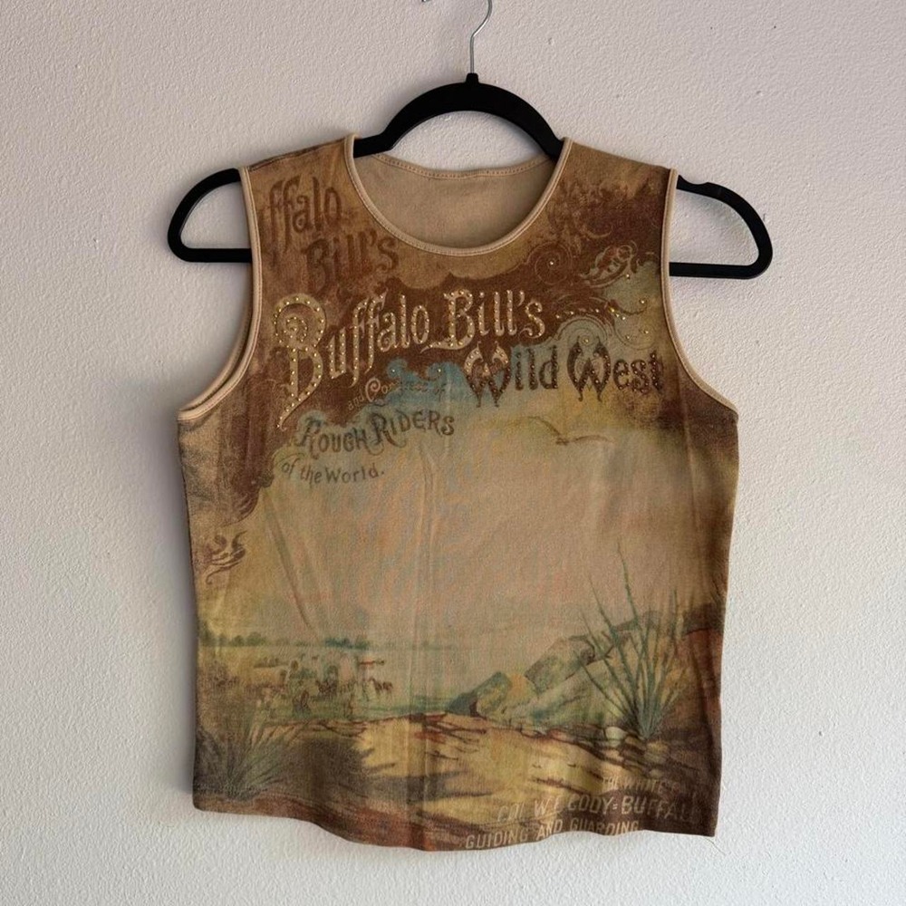 Y2K Wild West Rough Riders tank top
